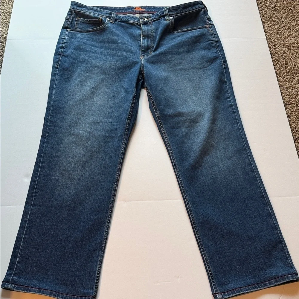 Tommy Bahama Men’s Authentic Premium Denim Deep Blue Straight Jeans